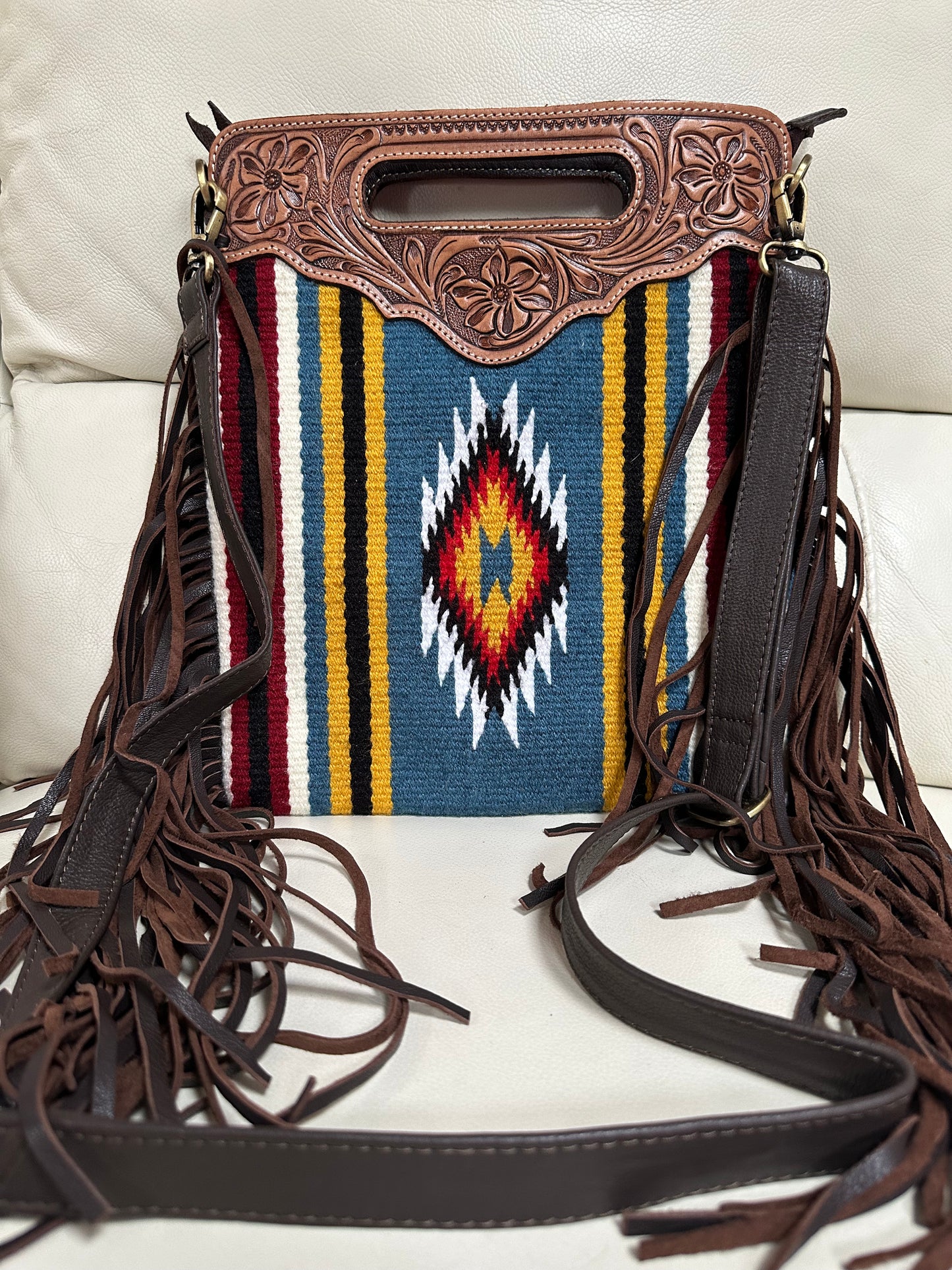 saddle blanket sling bag