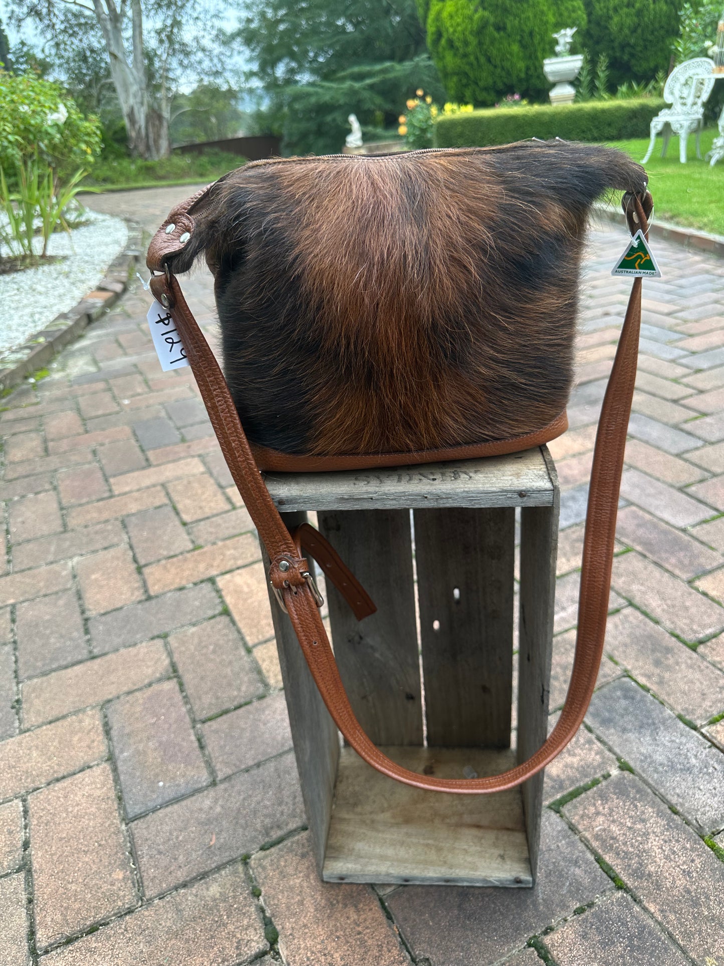 Australian Made Cowhide and leather handbag