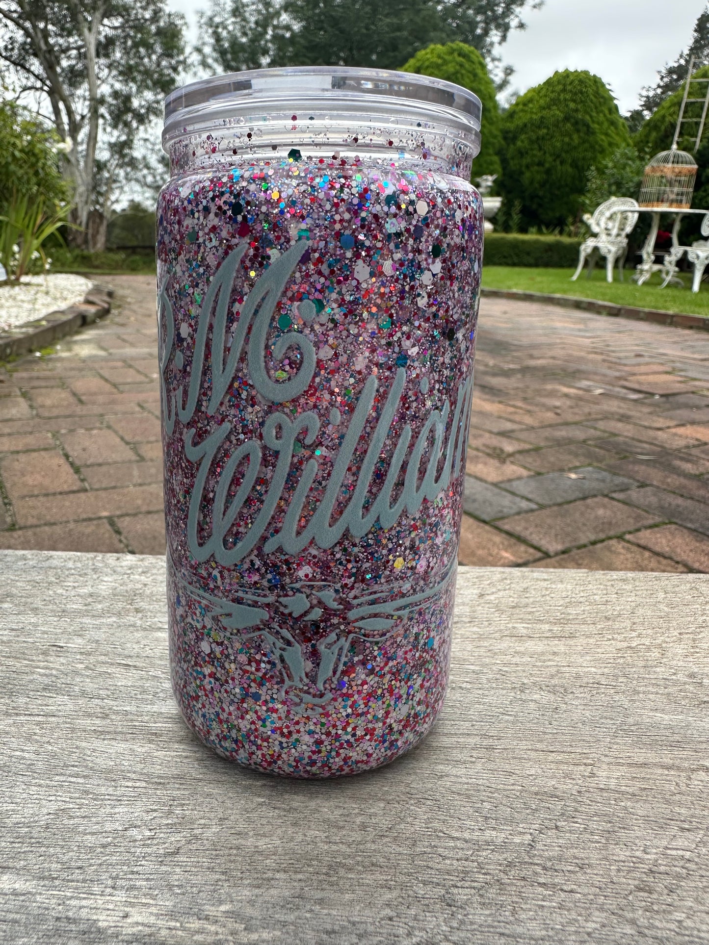R.M Williams snow globe tumbler