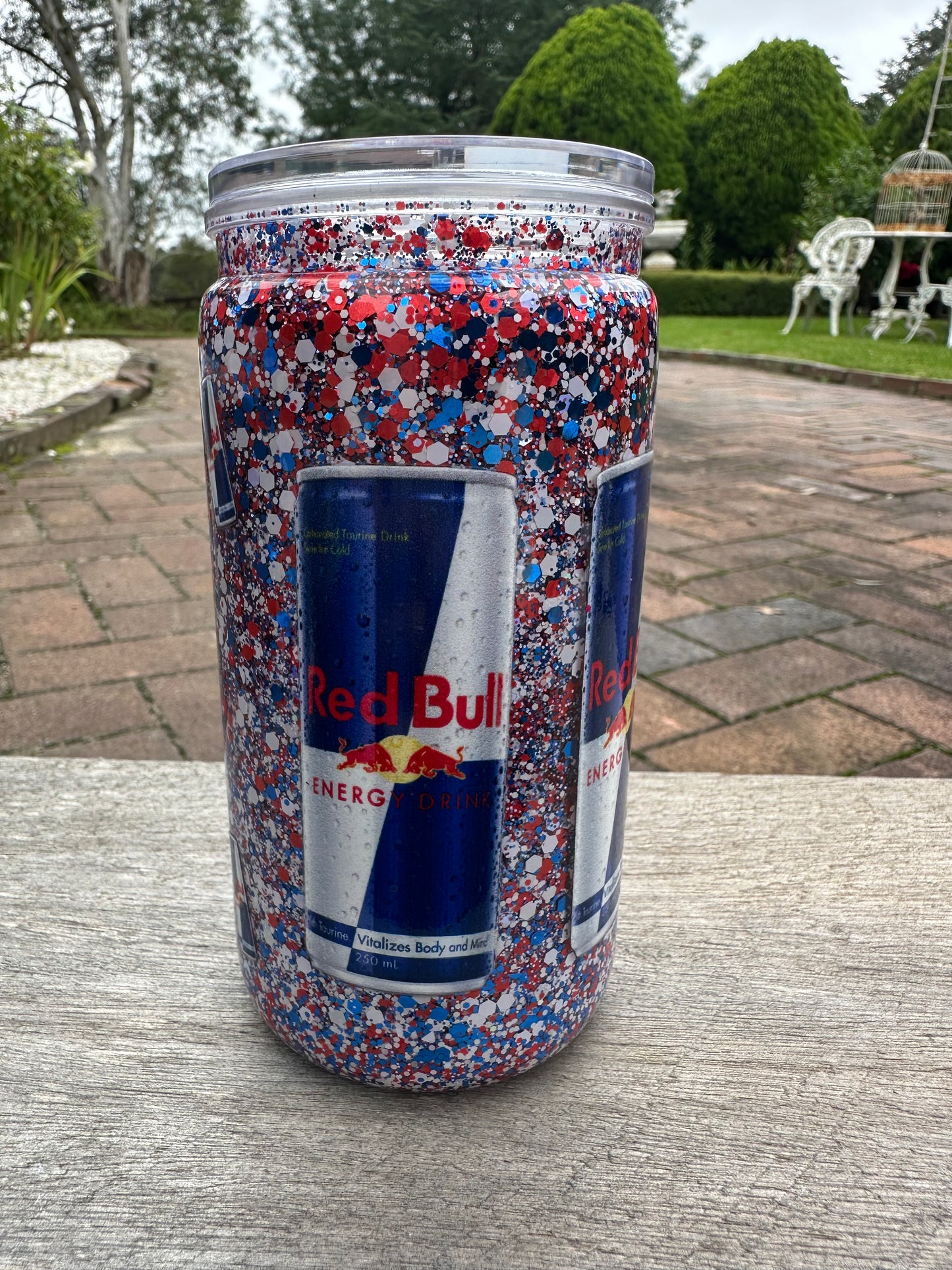 Redbull snow globe tumbler