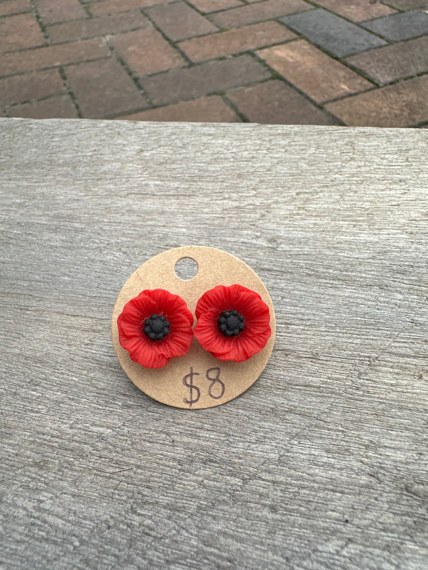 poppy studs