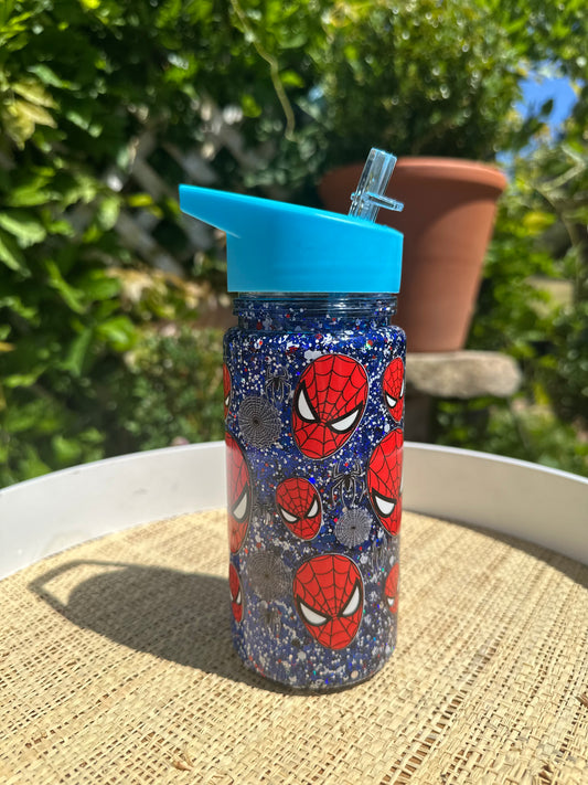 kids Spider-man snow globe drink bottle