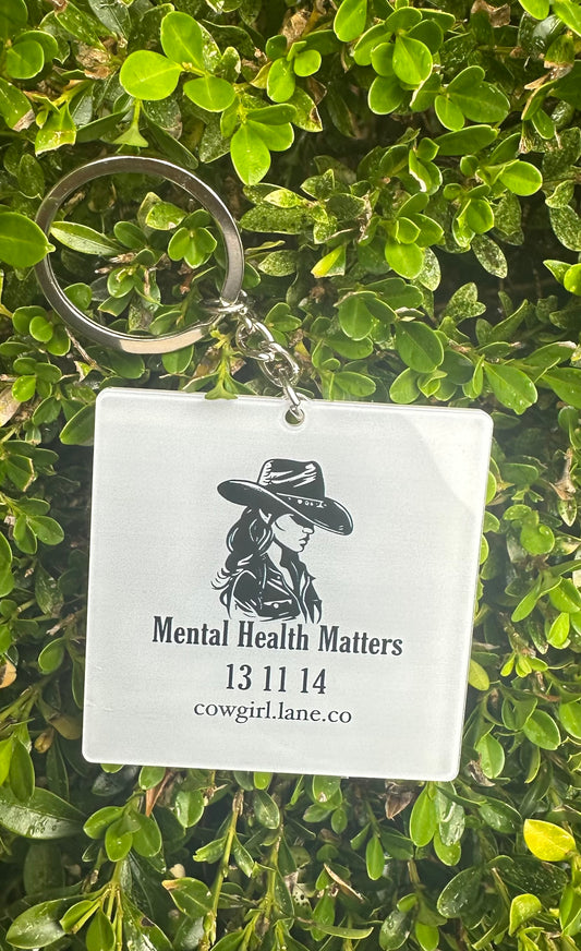 Mental health matters keychain