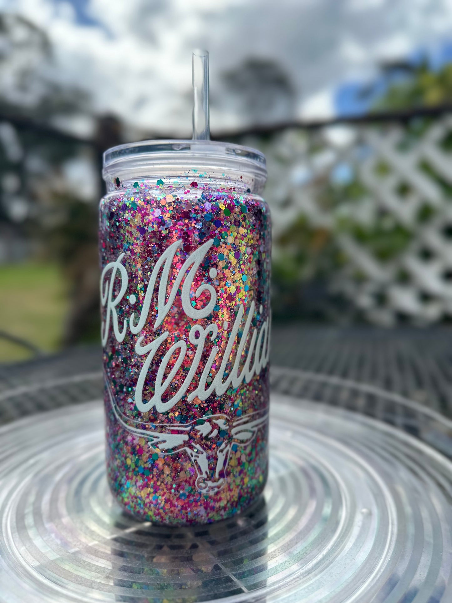 R.M Williams snow globe tumbler