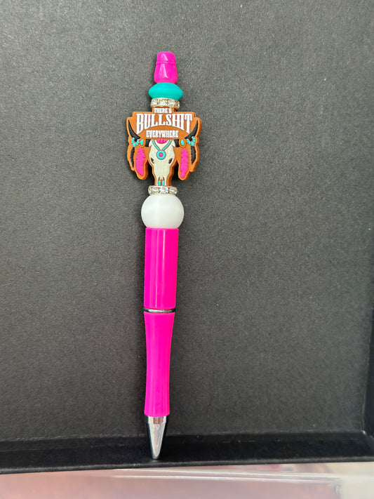 cow skull pen