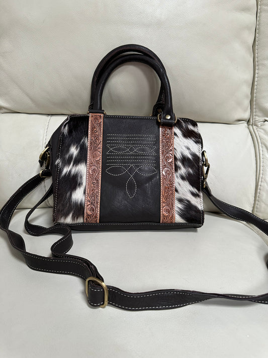 boot stitch handbag