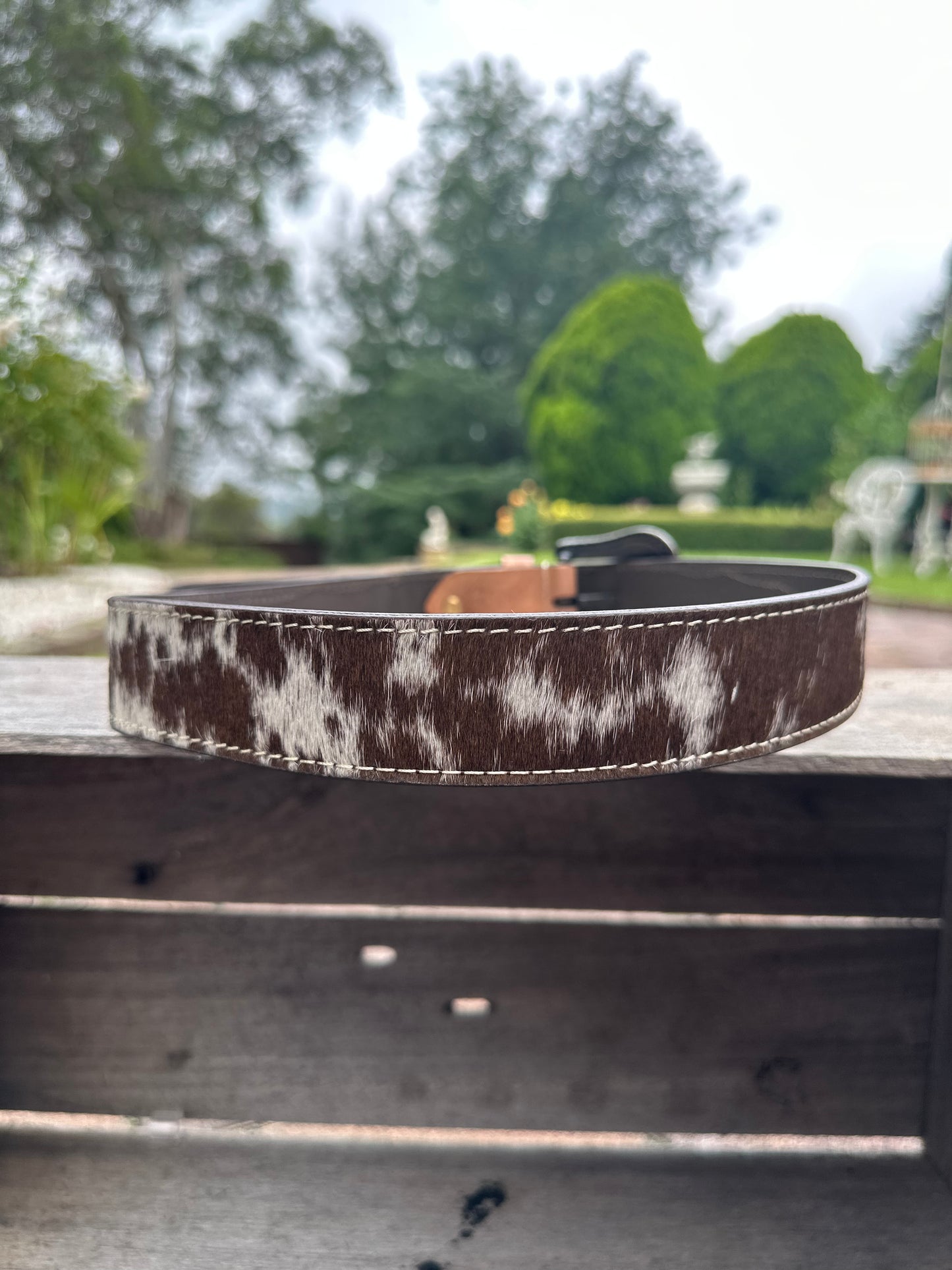 Australian Made Cowhide and leather Belt Size Small