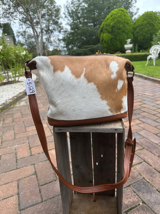 Australian Made Cowhide and leather handbag