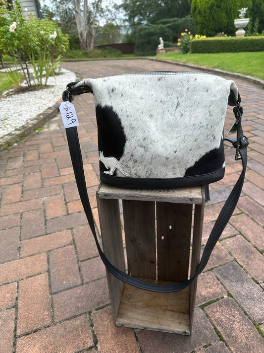 Australian Made Cowhide and leather handbag